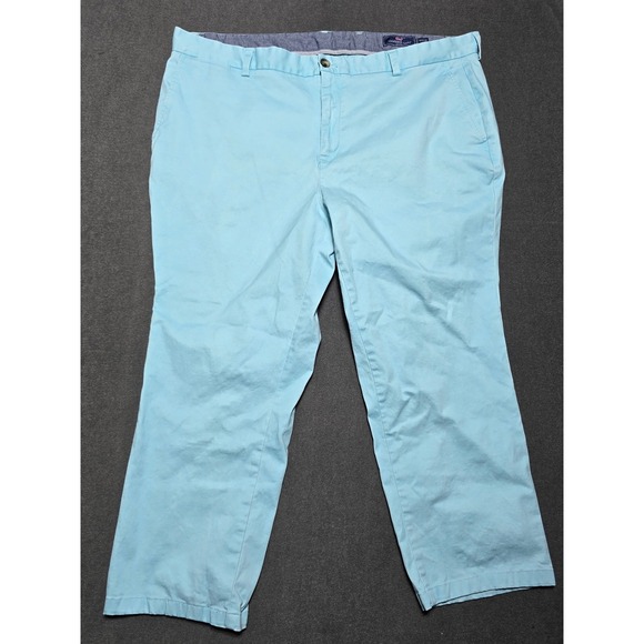Vineyard Vines Mens 42x30 Mint Blue Club Golf Pants Classic Fit Casual Chino - Picture 1 of 5